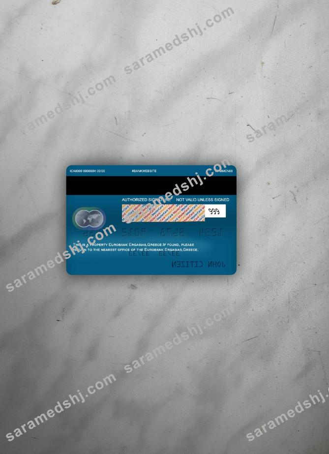Greece Eurobank ergasias mastercard photolook back